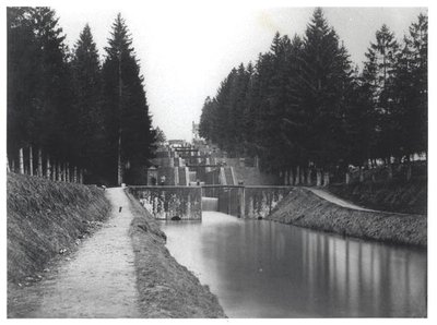 Canal Locks on the Canal de Briare by French Photographer